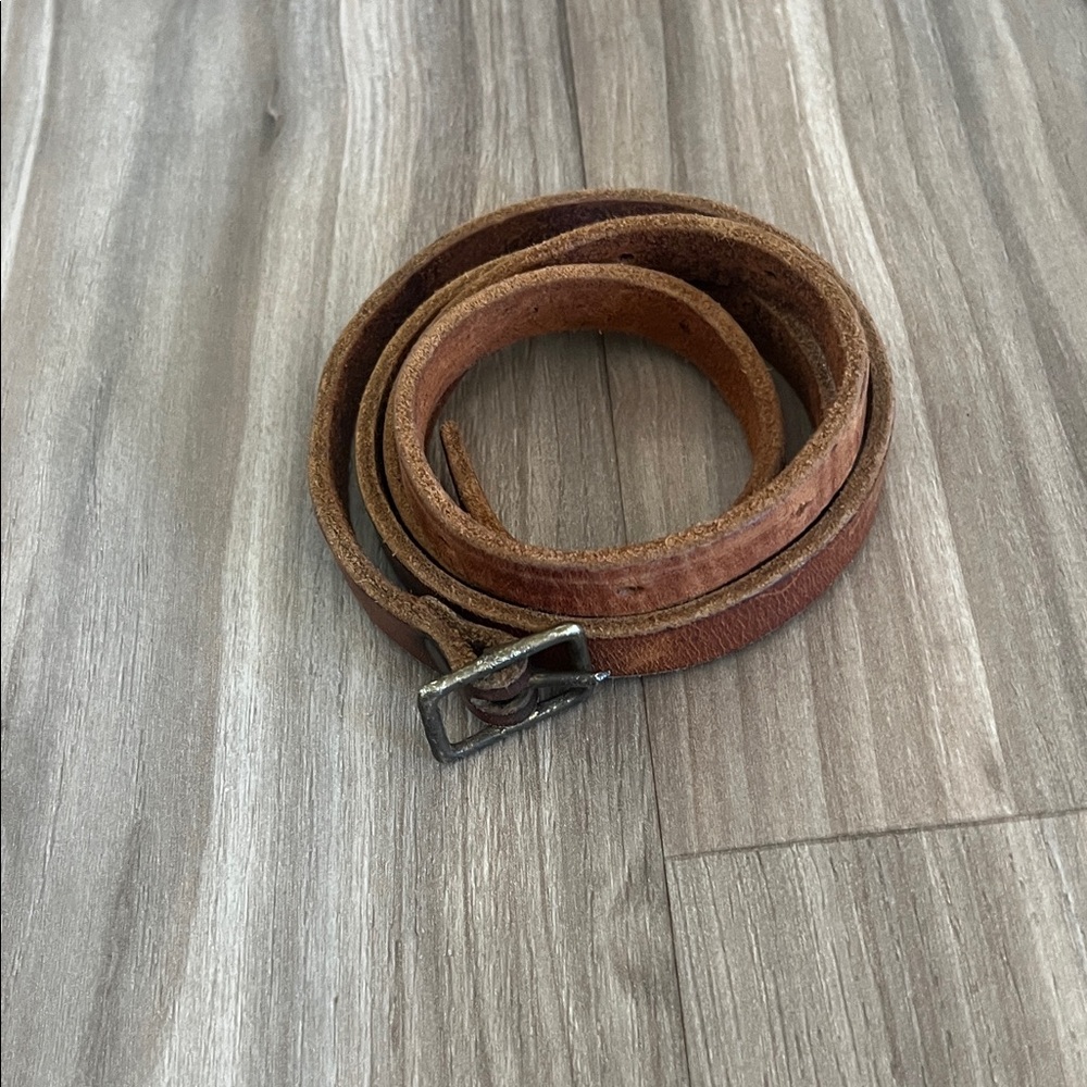 Brown Leather Belt for Men